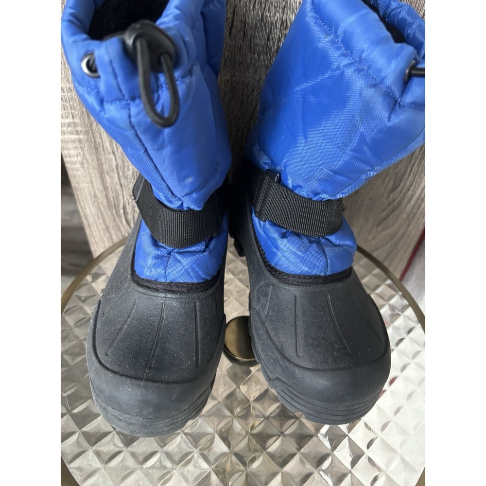 Northside Boys Blue High Top Fabric Robber Snow Boots S 2 - Picture 2 of 8